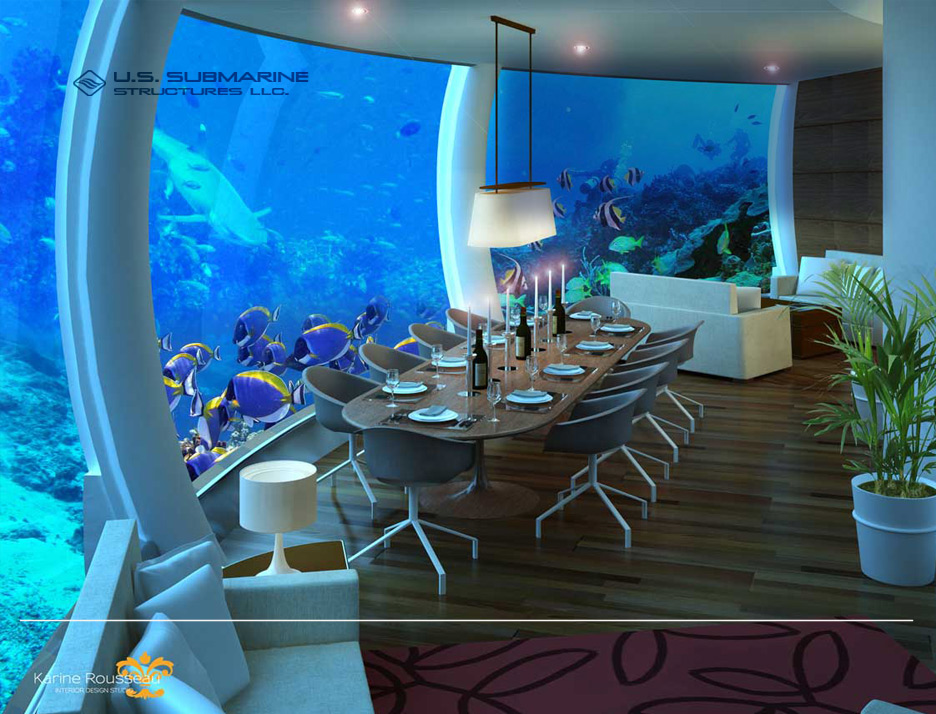 underwater dining room underwater habitat